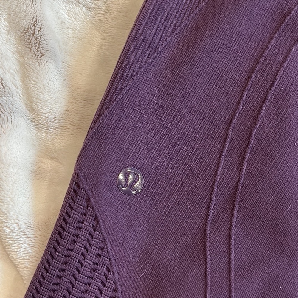 Lululemon Flow & Go Cropped Leggings Zinfandel Size 4 - Picture 7 of 8